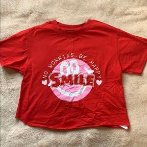 Topshop smile tee